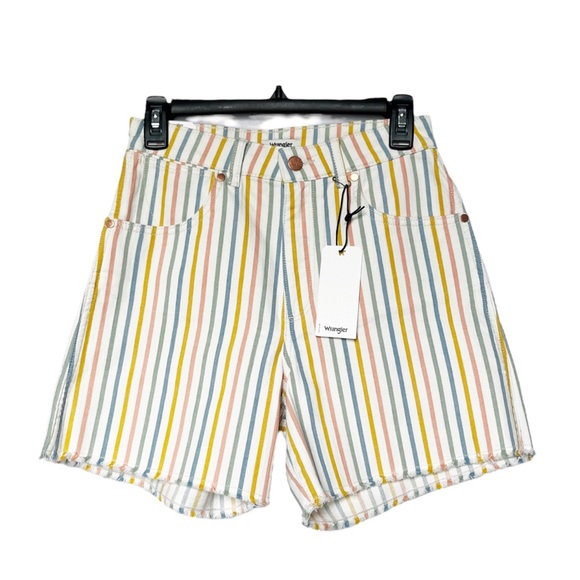 Wrangler NWT A-Line Stripe Shorts - Picture 9 of 10